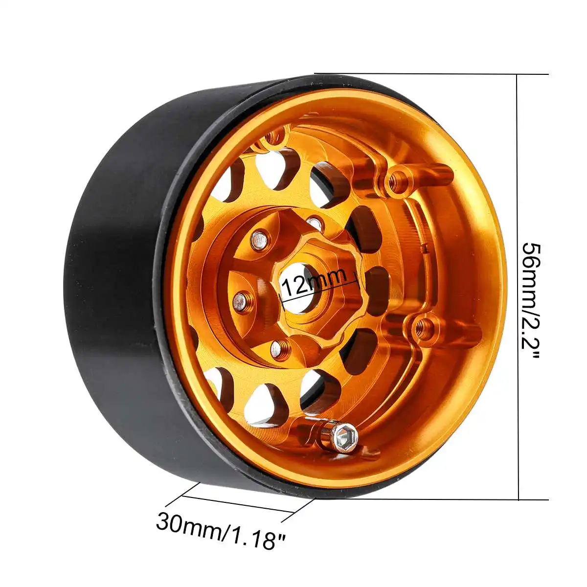 4 Pcs Aluminum Alloy Beadlock Wheels Rims RC Car 1.9 Inch Wheel Rims for SCX10 90046 AXI03007 TRX4 D90 1/10 RC Crawler
4 Pcs Aluminum Alloy Beadlock Wheels Rims RC Car 1.9 Inch Wheel Rims for SCX10 90046 AXI03007 TRX4 D90 1/10 RC Crawler