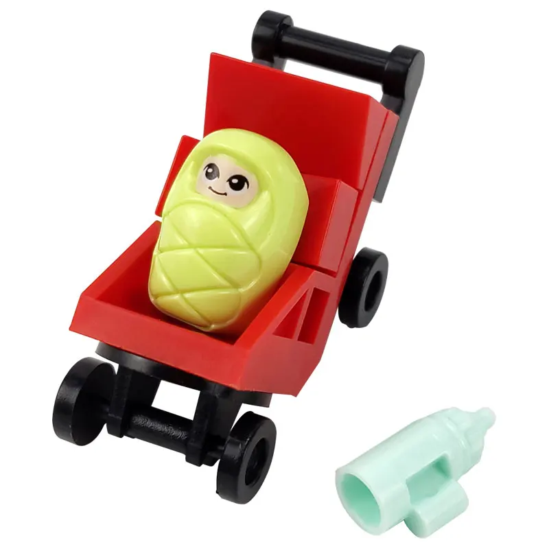 Детская коляска с замком для друзей распродажа конструктор MOC игрушки детей
