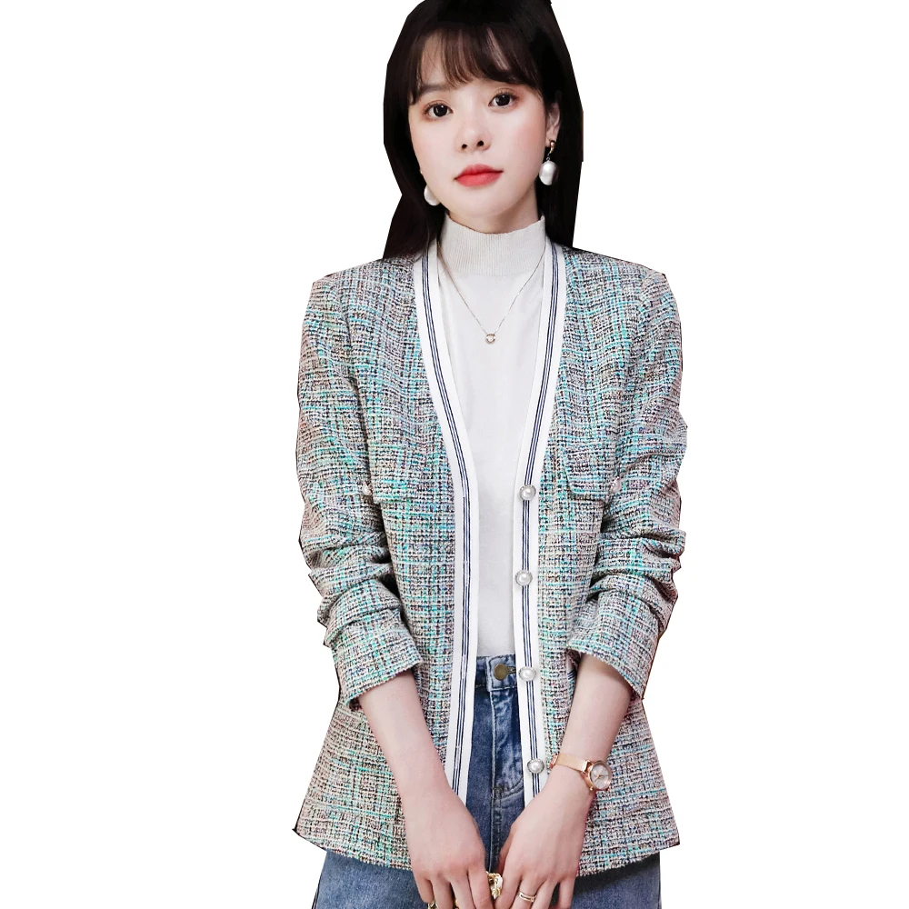 Fashion Korean Design Casual Spring Blazer Ladies Women New Arrival Pink Blue Female Jacket Coat
Fashion Korean Design Casual Spring Blazer Ladies Women New Arrival Pink Blue Female Jacket Coat