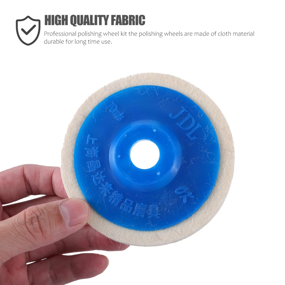 10Pcs Polishing Wheels Practical Grinding Brushes with Broken Waxes (Blue) 
10Pcs Polishing Wheels Practical Grinding Brushes with Broken Waxes (Blue)