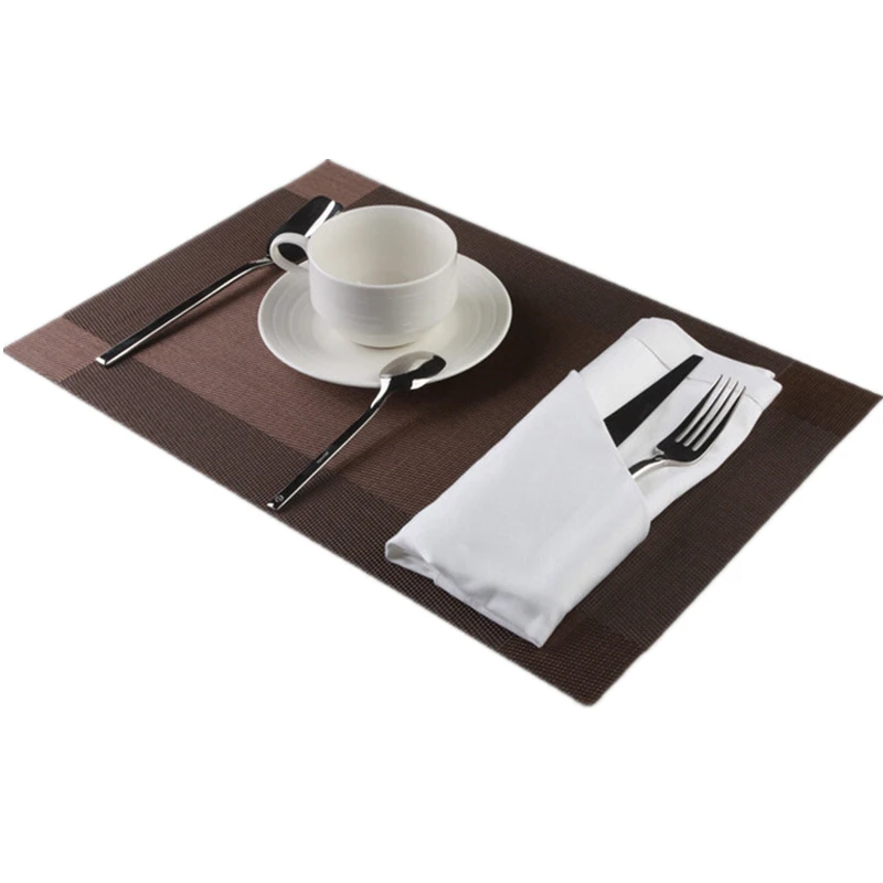 1 Pc PVC Placemat For Table Dining Cup Coaster Washable Heat-resistant Tableware Kitchen Tool Mat
1 Pc PVC Placemat For Table Dining Cup Coaster Washable Heat-resistant Tableware Kitchen Tool Mat