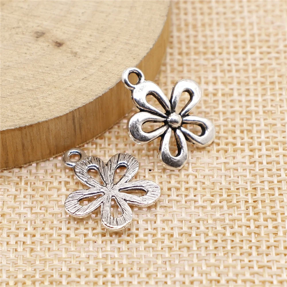 Charms for Jewelry Making Findings Handmade DIY Craft 40pcs Antique Silver Color 18x15mm Chrysanthemum Charms Pendant
Charms for Jewelry Making Findings Handmade DIY Craft 40pcs Antique Silver Color 18x15mm Chrysanthemum Charms Pendant
