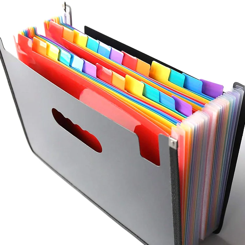 13/24 Pockets Expanding File Folder Works Accordion Office A4 Document Organizer THIN889
13/24 Pockets Expanding File Folder Works Accordion Office A4 Document Organizer THIN889