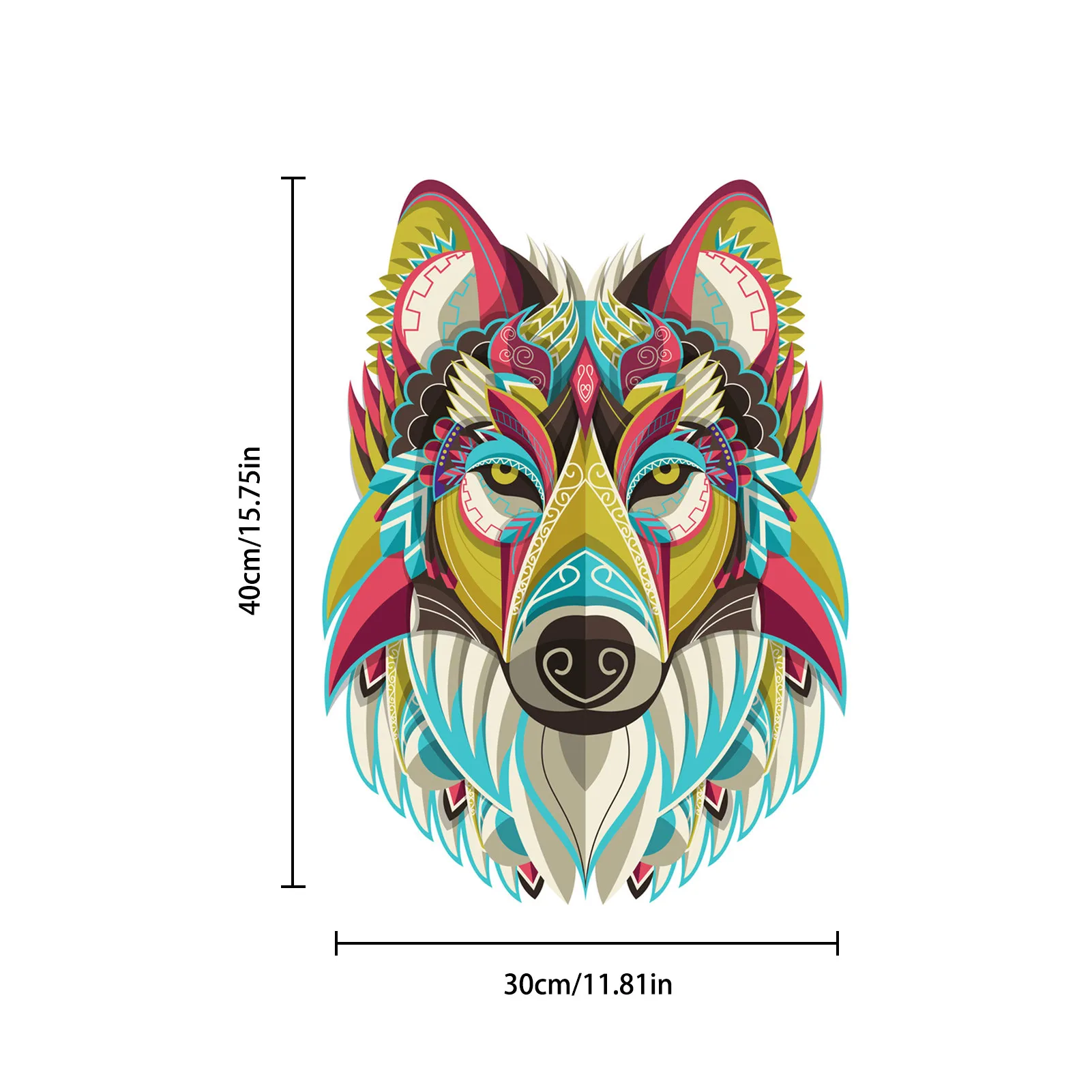 Animal Jigsaw Puzzle Colorful Wolf Shaped DIY Paper Puzzle Patient Training Education Puzzle Toy Christmas Gift for Adults Kids
Animal Jigsaw Puzzle Colorful Wolf Shaped DIY Paper Puzzle Patient Training Education Puzzle Toy Christmas Gift for Adults Kids