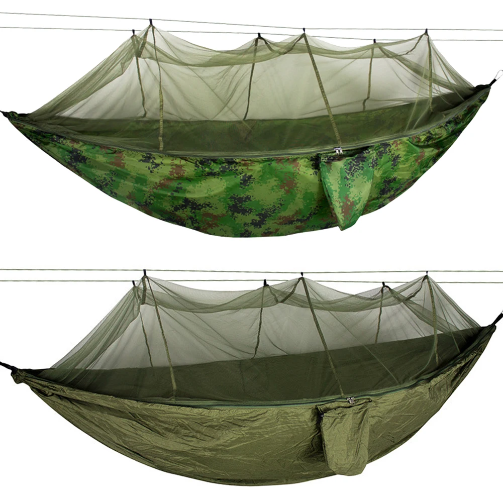 Portable Outdoor Camping Tent Hammock with Mosquito Net Canopy Parachute Hanging Bed Hunting Nylon Sleeping Swing Hanging
Portable Outdoor Camping Tent Hammock with Mosquito Net Canopy Parachute Hanging Bed Hunting Nylon Sleeping Swing Hanging