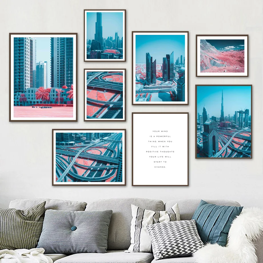 Skyscrapers Viaduct Palm Mountain Cloud Wall Art Canvas Painting Nordic Posters And Prints Wall Pictures For Living Room Decor
Skyscrapers Viaduct Palm Mountain Cloud Wall Art Canvas Painting Nordic Posters And Prints Wall Pictures For Living Room Decor
