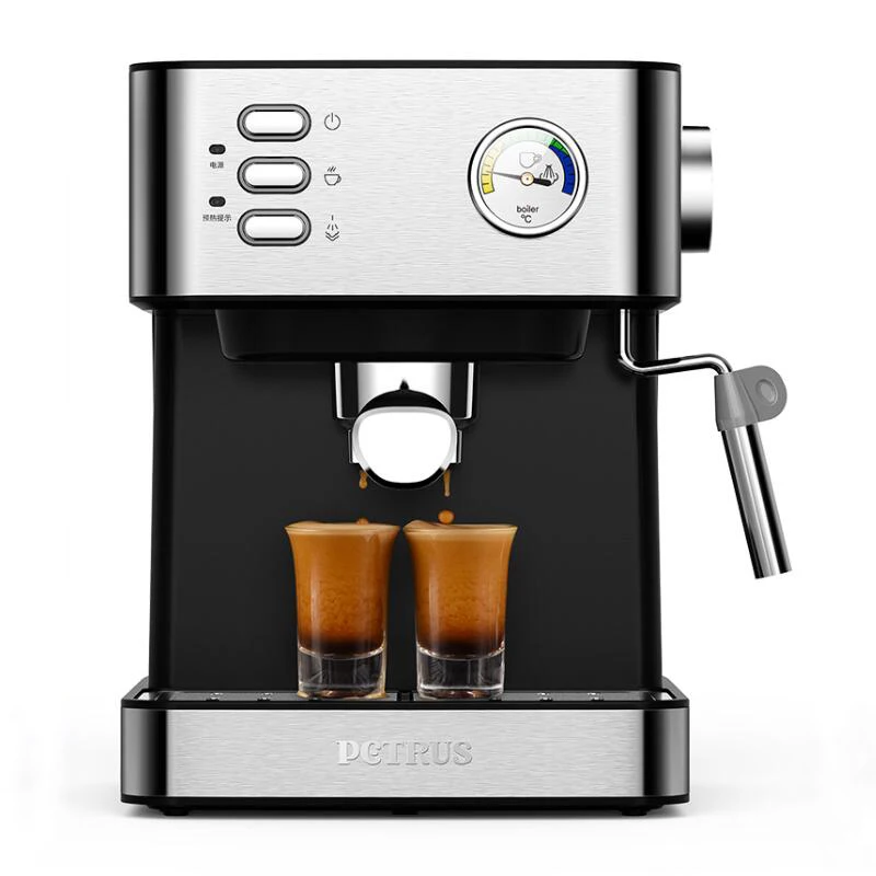 20Bar Coffee Machine Espresso Machine Semiautomatic Household Commercial Adjustable Steam Milk Foam Visual Thermometer
20Bar Coffee Machine Espresso Machine Semiautomatic Household Commercial Adjustable Steam Milk Foam Visual Thermometer