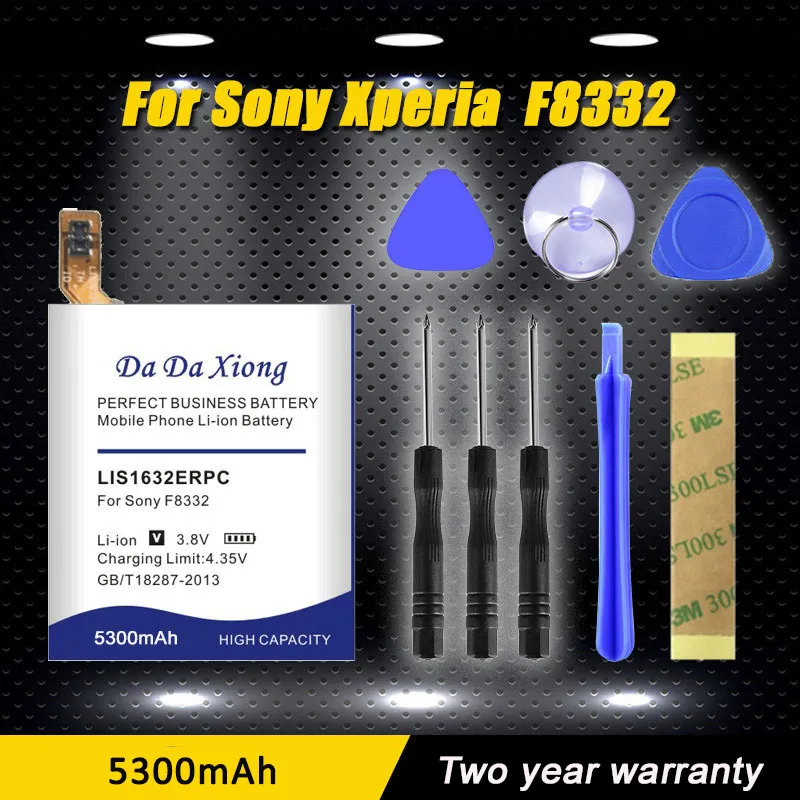 

5300mAh Model [ LIS1632ERPC ] Internal Battery For Sony Xperia Dual Sim F8332 XZS F8331 Phone