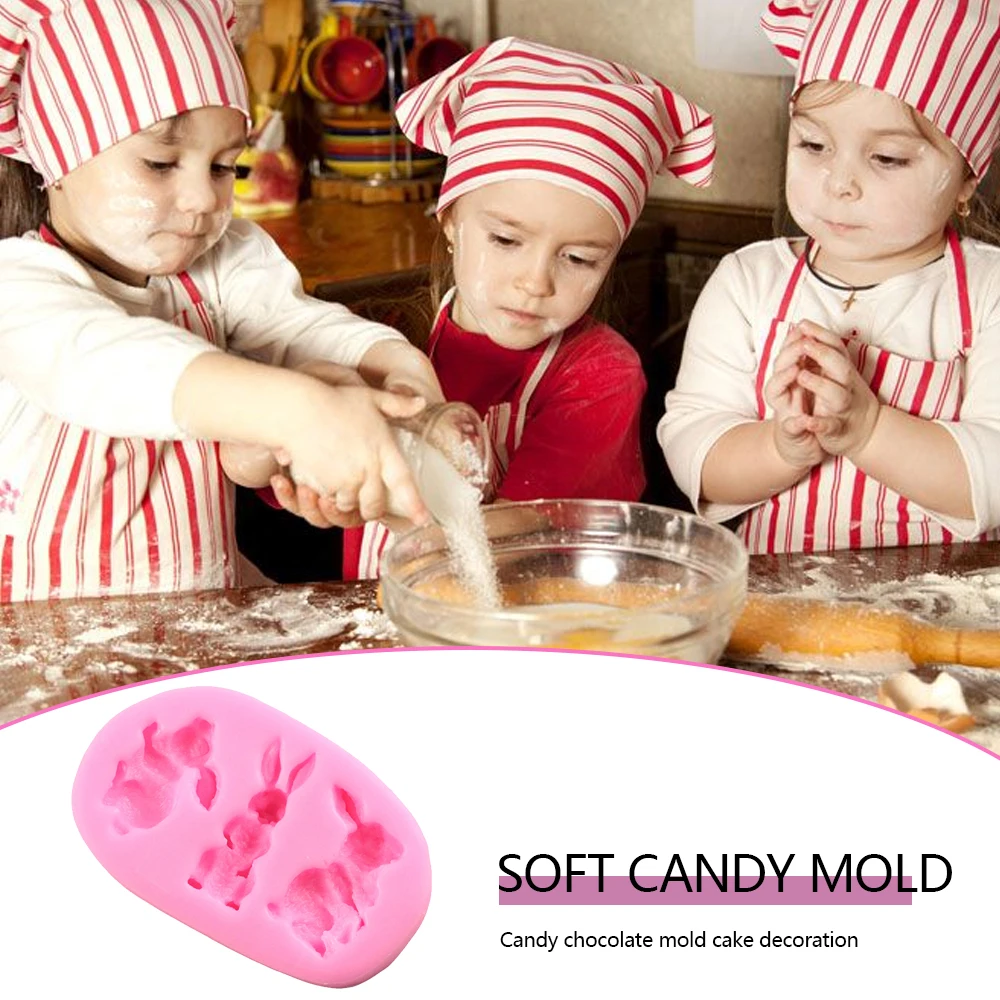 Easter Bunny Silicone Molds Rabbit Cupcake Topper Fondant Cake Decorating Tools Candy Clay Chocolate Gumpaste Mould
Easter Bunny Silicone Molds Rabbit Cupcake Topper Fondant Cake Decorating Tools Candy Clay Chocolate Gumpaste Mould