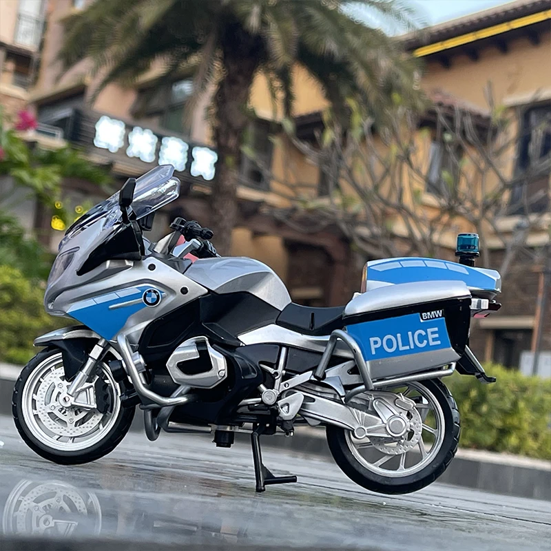 1:12 R1250 RT-P полицейская модель мотоцикла, отлитый под давлением металлический гоночный мотоцикл, модель со звуком и светом, детская игрушка в ... 
1:12 R1250 RT-P полицейская модель мотоцикла, отлитый под давлением металлический гоночный мотоцикл, модель со звуком и светом, детская игрушка в ...