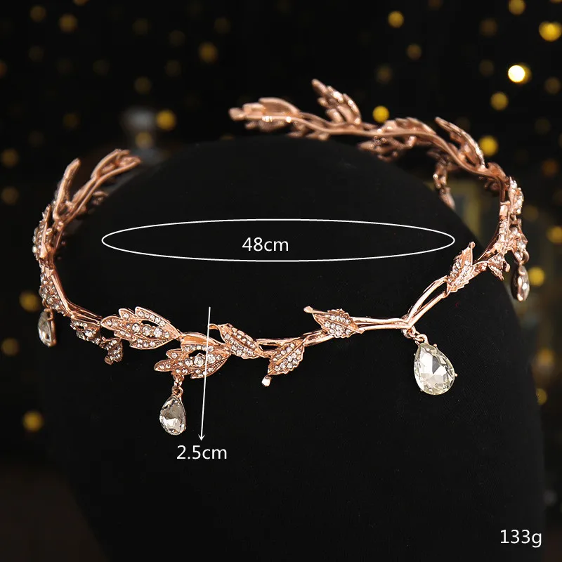 Classic Rhinestone Wedding Headwear Crystal Pendant Hairband Bridal Hair Accessories Headdress Bridal Crown Dinner Party 
Classic Rhinestone Wedding Headwear Crystal Pendant Hairband Bridal Hair Accessories Headdress Bridal Crown Dinner Party