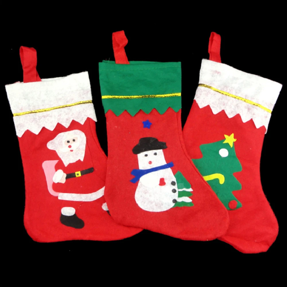 Large Stockings Santa Snowman Fabric Gift Socks Christmas Lovely Bag For Children Fireplace Tree Christmas Decoration
Large Stockings Santa Snowman Fabric Gift Socks Christmas Lovely Bag For Children Fireplace Tree Christmas Decoration