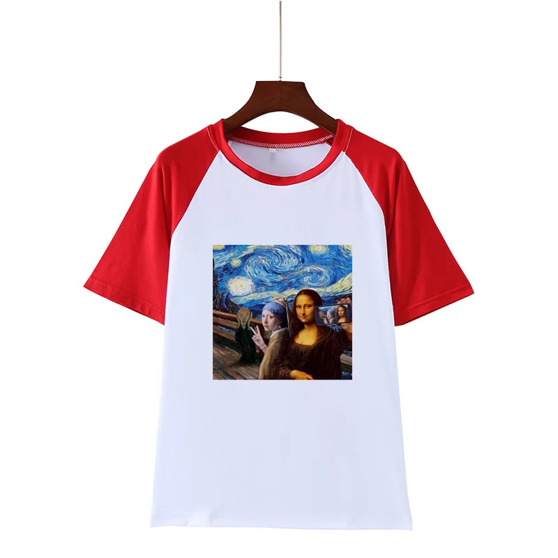 Europe and the States cross-border hot style gout spoof van gogh painting printing short sleeve T-shirt
Europe and the States cross-border hot style gout spoof van gogh painting printing short sleeve T-shirt