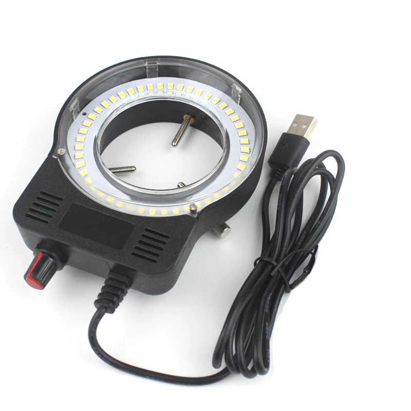 Adjustable LED Ring Light for Stereo Microscope & Camera, with Power Adapter 0 - 100% adjust USB DC 5V
Adjustable LED Ring Light for Stereo Microscope & Camera, with Power Adapter 0 - 100% adjust USB DC 5V
