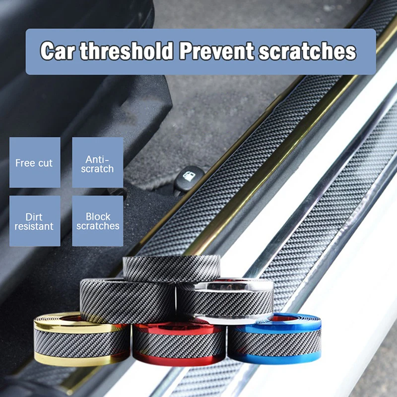 Car Stickers Anti Scratch Door Sill Protector Rubber Strip Carbon Fiber Car Threshold Protection Bumper Film Sticker Car Styling
Car Stickers Anti Scratch Door Sill Protector Rubber Strip Carbon Fiber Car Threshold Protection Bumper Film Sticker Car Styling