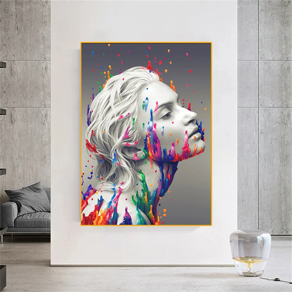 Graffiti woman Canvas Paintings Portrait Minimalist style wall art Canvas Pictures For Living Room Modern Home Cuadros Art mural
Graffiti woman Canvas Paintings Portrait Minimalist style wall art Canvas Pictures For Living Room Modern Home Cuadros Art mural