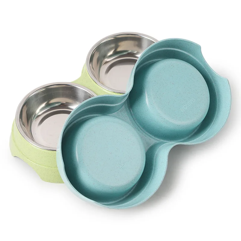 Double Pet Bowls Dog Food Water Feeder Stainless Steel Pet Drinking Dish Feeder Cat Puppy Feeding Supplies Small Dog Accessories
Double Pet Bowls Dog Food Water Feeder Stainless Steel Pet Drinking Dish Feeder Cat Puppy Feeding Supplies Small Dog Accessories