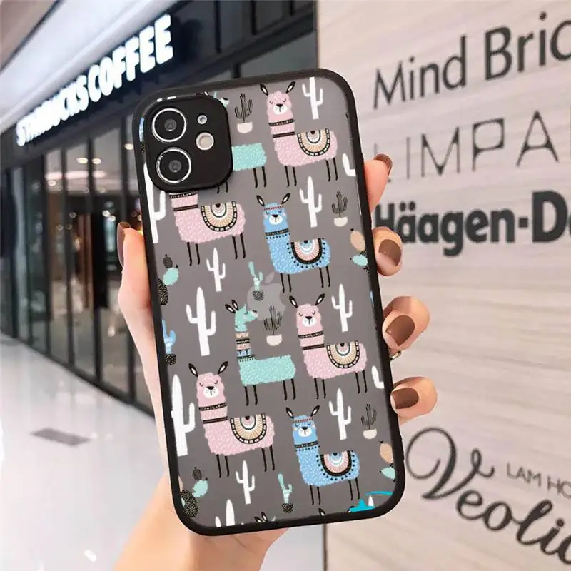 Alpaca cute animal cartoom Phone Case matte transparent For iphone 7 8 11 12 plus mini x xs xr pro max cover
Alpaca cute animal cartoom Phone Case matte transparent For iphone 7 8 11 12 plus mini x xs xr pro max cover