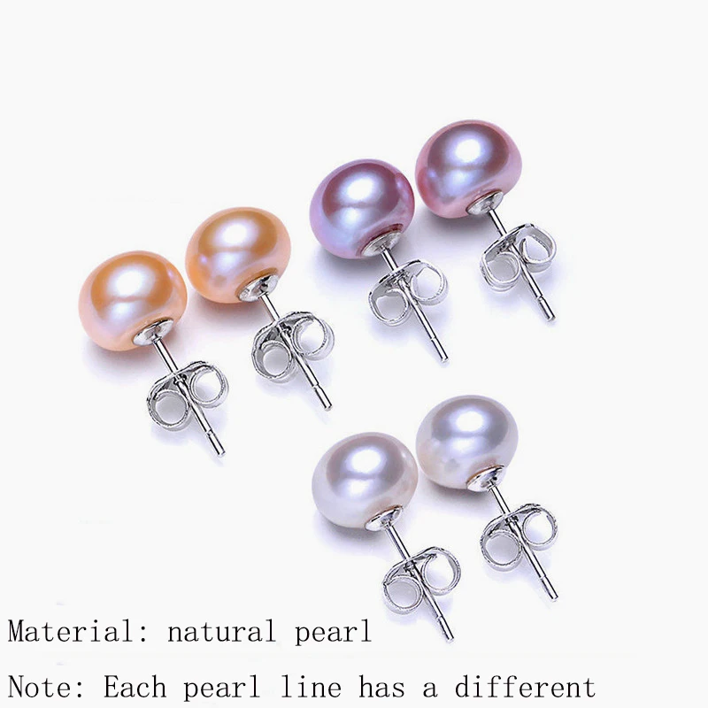 Fashion Natural Pearl Earrings Simple Round Freshwater Pearl Small Earrings for Women Party Gift Jewelry Wholesale
Fashion Natural Pearl Earrings Simple Round Freshwater Pearl Small Earrings for Women Party Gift Jewelry Wholesale