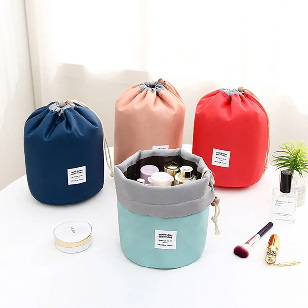 Large Capacity Makeup Cosmetic Bags For Women Waterproof String Female Bucket Beauty Bag Travel Female Toiletry Organizer
Large Capacity Makeup Cosmetic Bags For Women Waterproof String Female Bucket Beauty Bag Travel Female Toiletry Organizer