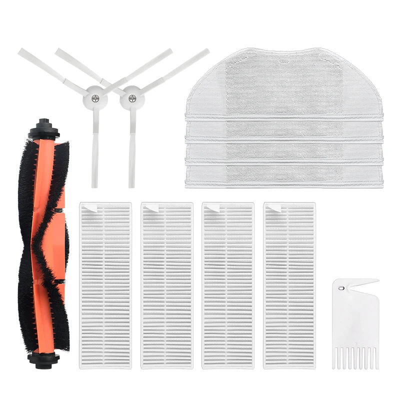 12pcs Main Brush*1 Side Brushes*2 HEPA Filter*4 Mop Clothes*4 Cleaning Tool*1 for G1 Vacuum Cleaner Accessories Kit
12pcs Main Brush*1 Side Brushes*2 HEPA Filter*4 Mop Clothes*4 Cleaning Tool*1 for G1 Vacuum Cleaner Accessories Kit