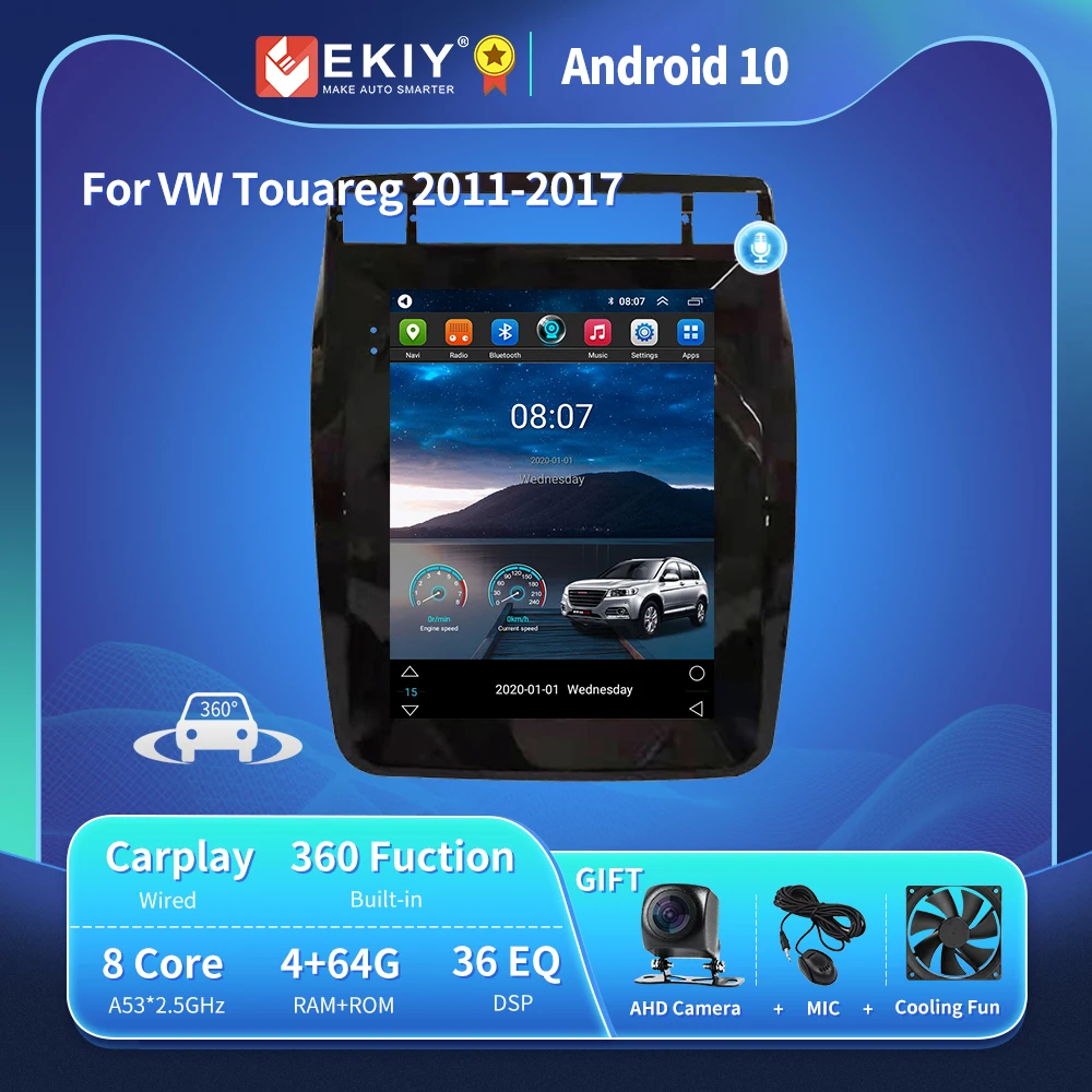 EKIY для Volkswagen VW Touareg 2011-2017 Android 10 автомобильное радио мультимедиа вертикальный Tesla экран навигация GPS стерео BT no 2 din
EKIY для Volkswagen VW Touareg 2011-2017 Android 10 автомобильное радио мультимедиа вертикальный Tesla экран навигация GPS стерео BT no 2 din