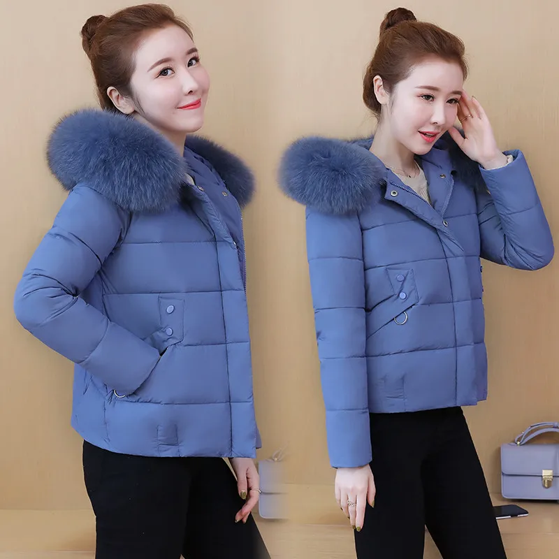 Fashion Women 2020 New Slim Parkas Plus Size For Women's Cotton Down Parka With Fur Collar Hooded Coat Warm Winter Jackt Y514
Fashion Women 2020 New Slim Parkas Plus Size For Women's Cotton Down Parka With Fur Collar Hooded Coat Warm Winter Jackt Y514