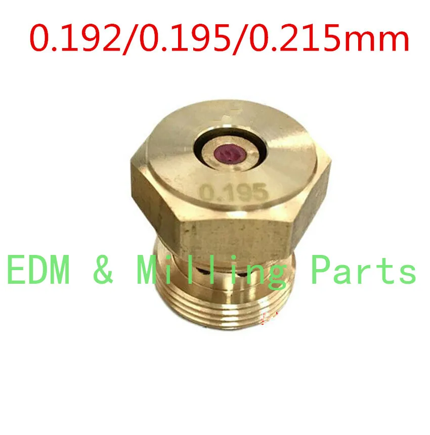 1PC Wire EDM Sparks Part Ruby Diamond Water Nozzle Guid 0.192mm 0.195mm 0.215mm For CNC Wire Cut Machine Service 
1PC Wire EDM Sparks Part Ruby Diamond Water Nozzle Guid 0.192mm 0.195mm 0.215mm For CNC Wire Cut Machine Service