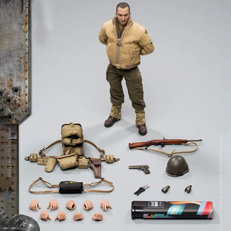 Crazy Figure LW016 1/12 US Army Ranger Sergeant of World War II 6" Sergeant Action Figure Model for Fans Collection
Crazy Figure LW016 1/12 US Army Ranger Sergeant of World War II 6" Sergeant Action Figure Model for Fans Collection