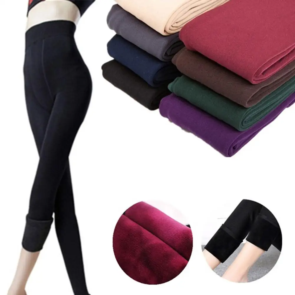 Solid Color Women's Stretch Thicken Leggings Warm Skinny Pants Footless Tights Slimming
Solid Color Women's Stretch Thicken Leggings Warm Skinny Pants Footless Tights Slimming