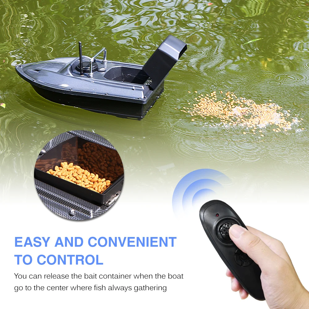 Wireless Remote Control Fishing Feeder Smart Fishing Bait Boat Toy RC Fishing Boat 540 Yards Remote Range UK/EU/US Plug
Wireless Remote Control Fishing Feeder Smart Fishing Bait Boat Toy RC Fishing Boat 540 Yards Remote Range UK/EU/US Plug
