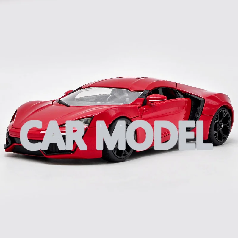 1:18 Масштаб сплава игрушечные транспортные средства JADA Lykan спортивный автомобиль