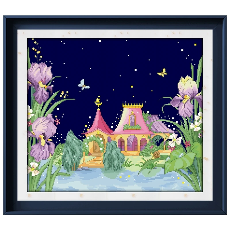 Aroma irises cross stitch kits with E980 18ct 14ct 11ct deep blue fabric cotton thread DIY embroidery kit home wall decoration
Aroma irises cross stitch kits with E980 18ct 14ct 11ct deep blue fabric cotton thread DIY embroidery kit home wall decoration