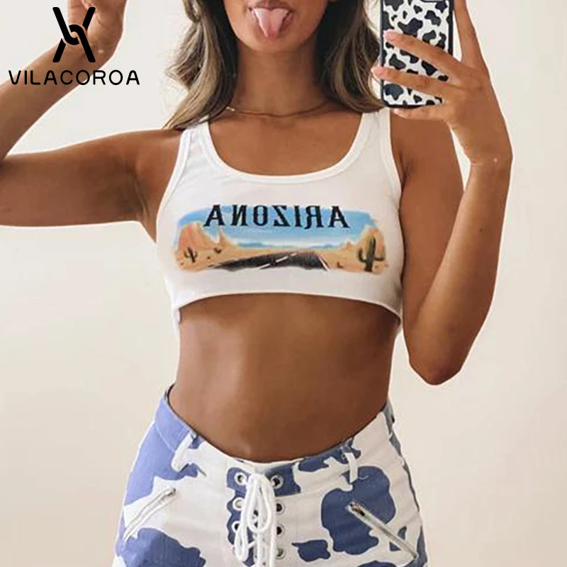 Backless Crop Top Pullover Woman Casual Tanks Camis Blouses Summer Letter Print Tops Femme Slim Elastic White Vest Women Clothes
Backless Crop Top Pullover Woman Casual Tanks Camis Blouses Summer Letter Print Tops Femme Slim Elastic White Vest Women Clothes