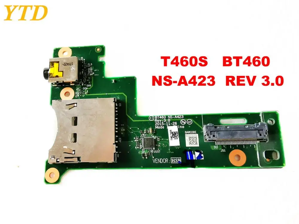 Оригинальная аудиоплата для Lenovo T460S BT460 NS A423 REV 3 0 проверенная хорошая бесплатная