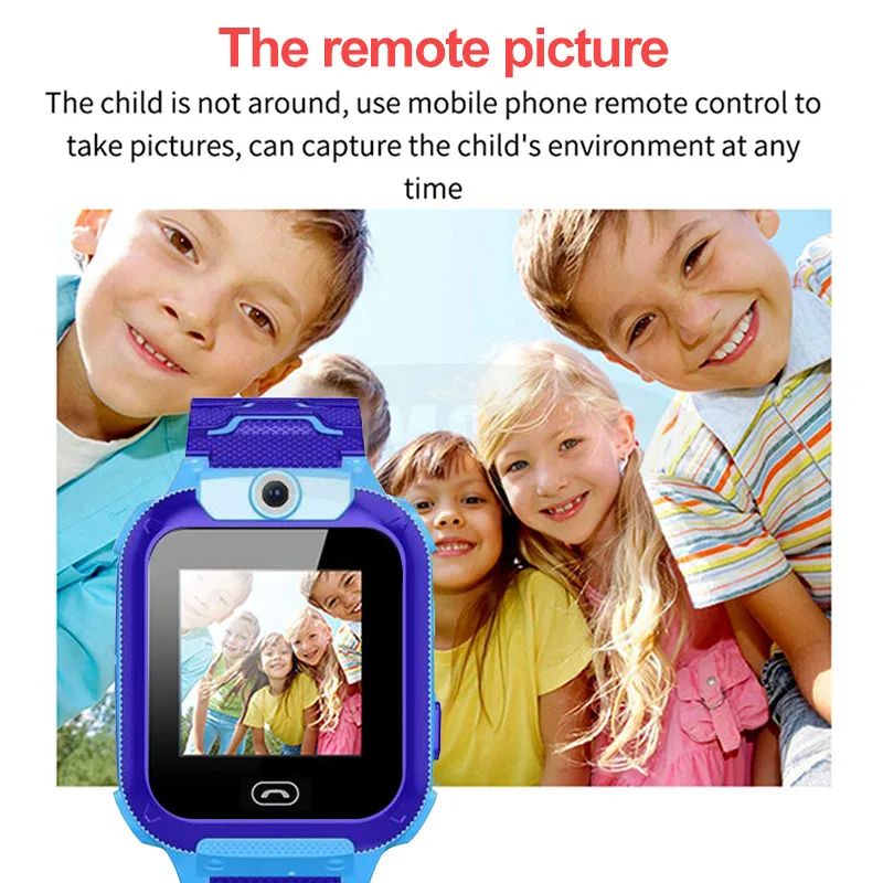 Детские Смарт-часы с защитой от потери SOS телефон смарт-часы для детей Sim-картой