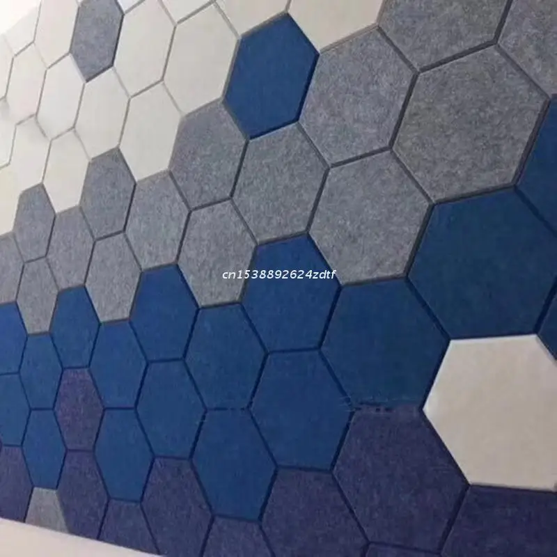 12Pcs Hexagon Acoustic Absorption Panel Board Polyester Soundproofing Wall Tiles Dropshipping
12Pcs Hexagon Acoustic Absorption Panel Board Polyester Soundproofing Wall Tiles Dropshipping
