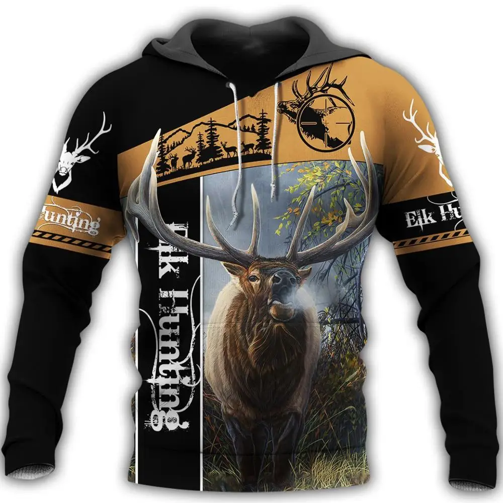 Autumn Fashion Animal Eik Hunting Art Camo Men Women Casual Sportswear 3D Print Hoodies / Zipper / Sweatshirts / Jackets / S-253
Autumn Fashion Animal Eik Hunting Art Camo Men Women Casual Sportswear 3D Print Hoodies / Zipper / Sweatshirts / Jackets / S-253