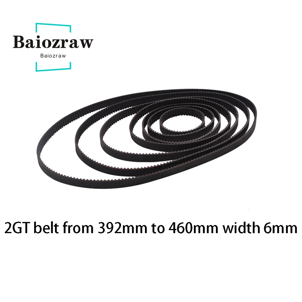 3D Printer Parts GT2 6mm Closed Loop Rubber Timing Belt 392 396 400 406 410 420 426 430 436 440 444 450 454 460mm 2GT 1pcs
3D Printer Parts GT2 6mm Closed Loop Rubber Timing Belt 392 396 400 406 410 420 426 430 436 440 444 450 454 460mm 2GT 1pcs