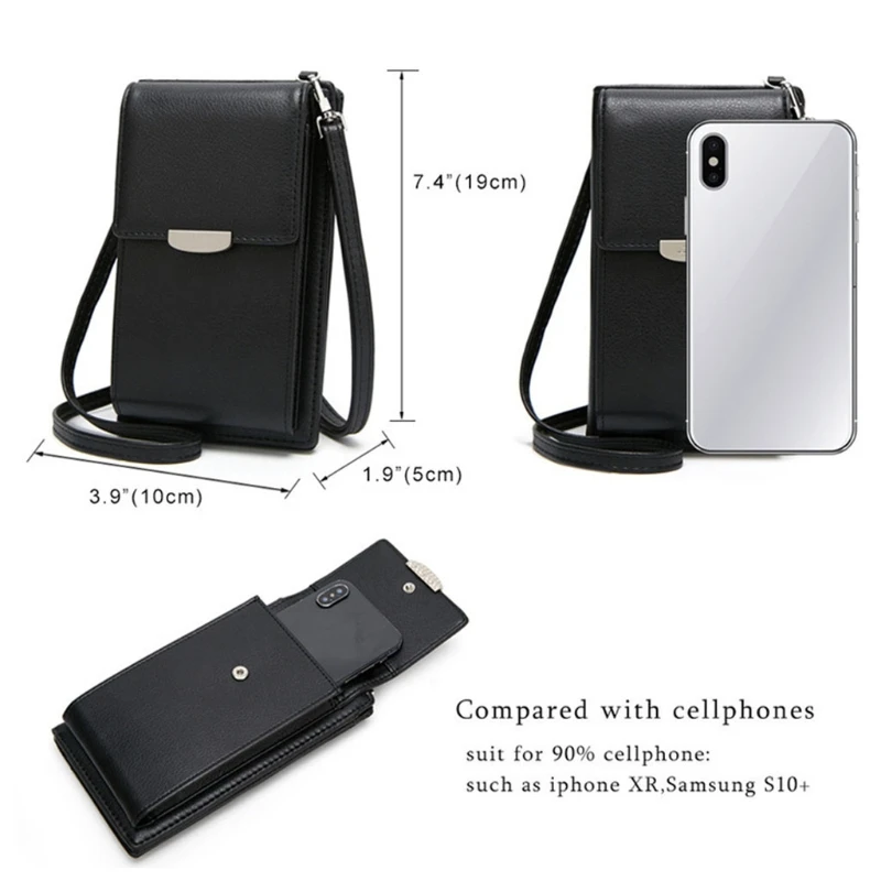 Women PU Leather Credit Card Holder Small Cell Phone Crossbody Shoulder Bag Purse Wallet
Women PU Leather Credit Card Holder Small Cell Phone Crossbody Shoulder Bag Purse Wallet