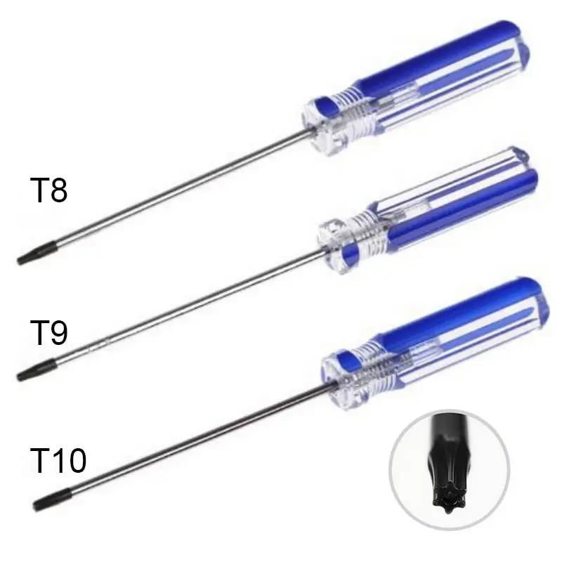Отвертка Т8/T9/T10 Torx отвертка с защитой от темперов звездообразная для XBOX 360