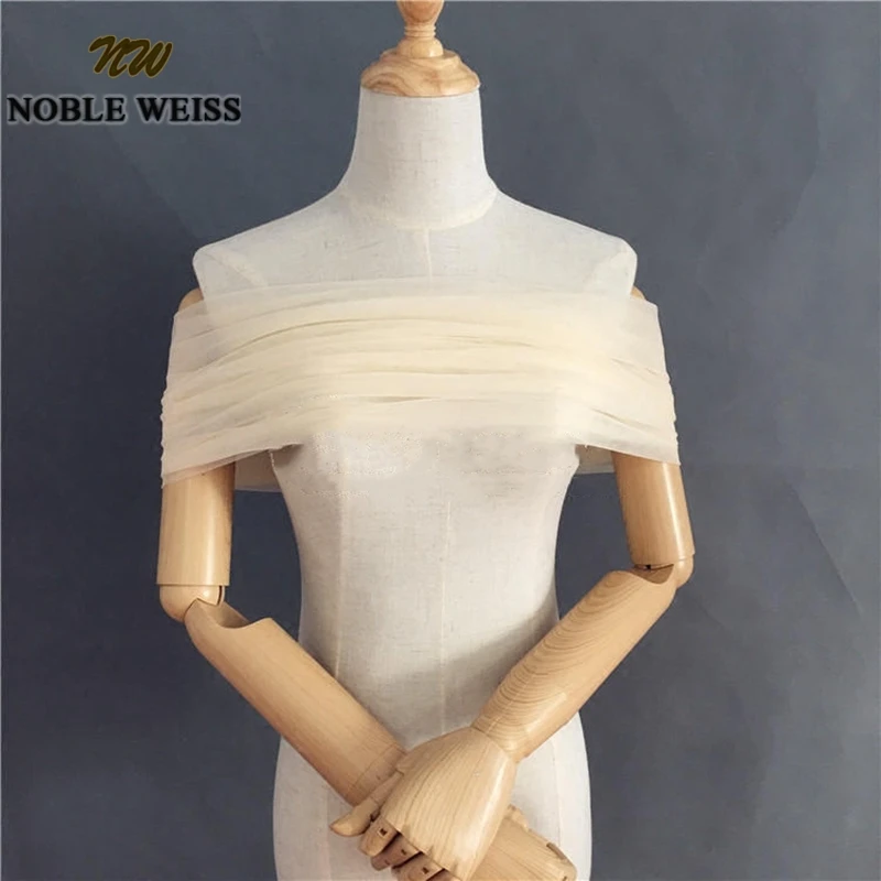 Women Wedding Bolero Jacket Bridal Wrap Tulle Illusion Off The Shoulder Bridal Capes Bride Accessories
Women Wedding Bolero Jacket Bridal Wrap Tulle Illusion Off The Shoulder Bridal Capes Bride Accessories