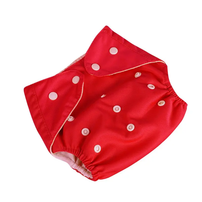Cute Baby Diapers Washable Reusable Nappies Grid/Cotton Training Pant Cloth Diaper 0-3Y L07 | Мать и ребенок