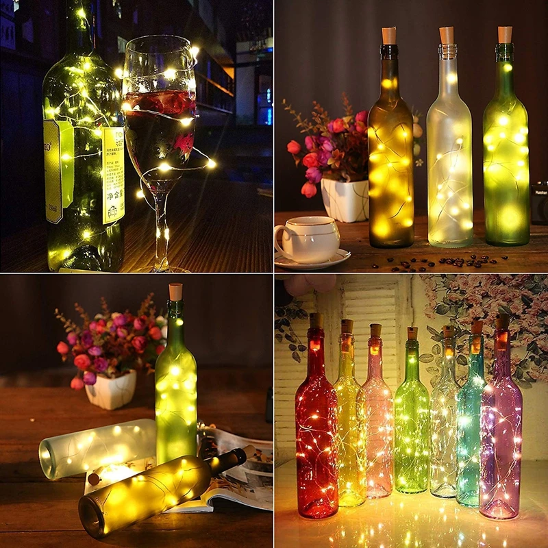 String led Wine Bottle with Cork 20 LED Bottle Lights Battery Cork for Party Wedding Christmas Halloween Bar Decor Warm White
String led Wine Bottle with Cork 20 LED Bottle Lights Battery Cork for Party Wedding Christmas Halloween Bar Decor Warm White