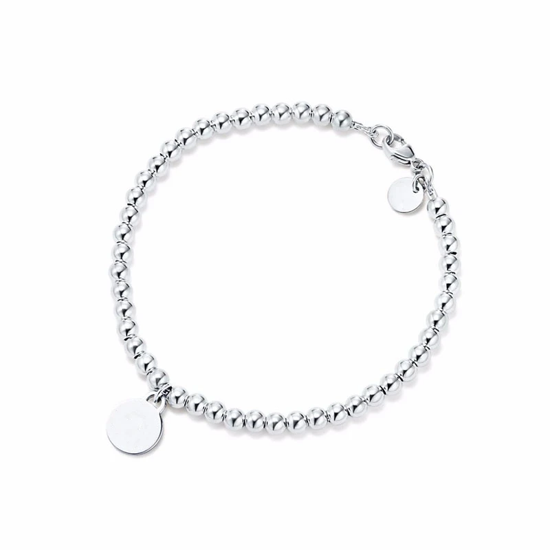 Luxury Brand 1:1 S925 Sterling Silver Jewelry Bow-knot & Round 4mm Bead Bracelet Bangle for Women Anniversary Gift Jewelry
Luxury Brand 1:1 S925 Sterling Silver Jewelry Bow-knot & Round 4mm Bead Bracelet Bangle for Women Anniversary Gift Jewelry