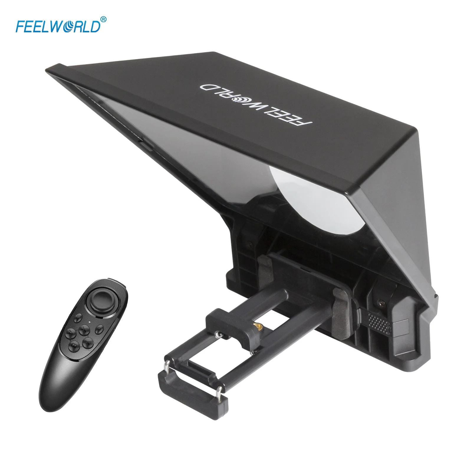FEELWORLD TP2 DSLR Camera Phone Teleprompter Prompter with Remote Control Lens Adapter Rings for Video Live Speech Teleprompter
FEELWORLD TP2 DSLR Camera Phone Teleprompter Prompter with Remote Control Lens Adapter Rings for Video Live Speech Teleprompter