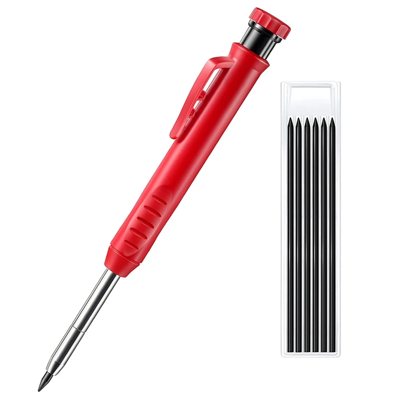 Solid Wood Carpenter Pencil Set for Construction, with 7 Refills, Built-in Pencil Sharpener,for Woodworking Architect
Solid Wood Carpenter Pencil Set for Construction, with 7 Refills, Built-in Pencil Sharpener,for Woodworking Architect