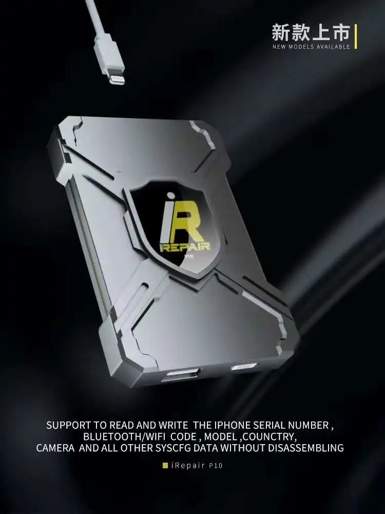 irepair p10 ip box read writeiphone Serial number ,Wifi code, Model ,Counctry, Camera and all other syscfg data without disasse
irepair p10 ip box read writeiphone Serial number ,Wifi code, Model ,Counctry, Camera and all other syscfg data without disasse