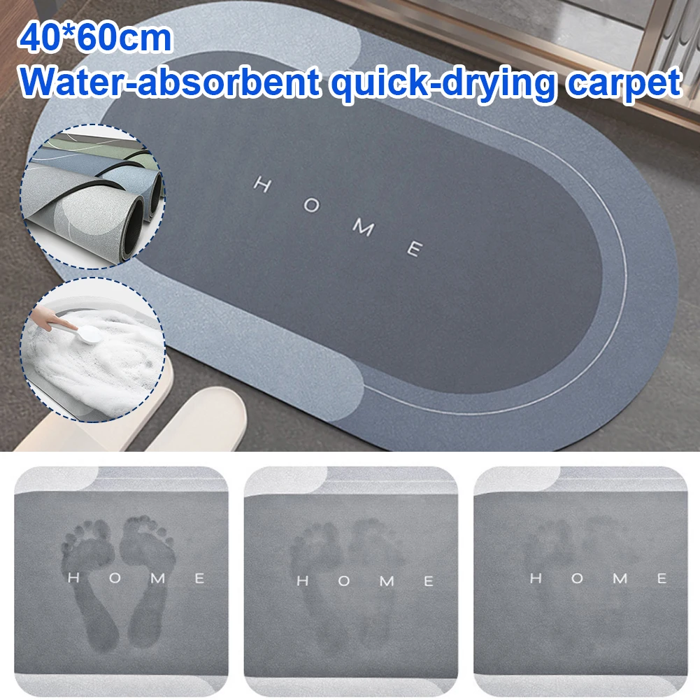 60x40cm Napa Skin Super Absorbent Bath Mat Quick Drying Bathroom Carpet Modern Simple Non-slip Floor Mats Home Oil-proof Kitchen
60x40cm Napa Skin Super Absorbent Bath Mat Quick Drying Bathroom Carpet Modern Simple Non-slip Floor Mats Home Oil-proof Kitchen