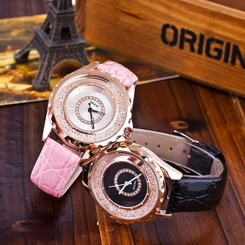 Kezzi Brand Women Diamond Leather Watch Fashion Casual Quartz Watch For Woman Wristwatch relogio feminino
Kezzi Brand Women Diamond Leather Watch Fashion Casual Quartz Watch For Woman Wristwatch relogio feminino